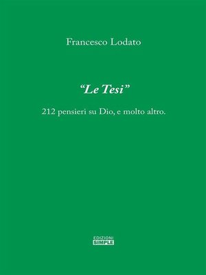 cover image of Le Tesi